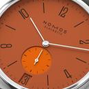 NOMOS Glashütte Tangente 38 Datum Poporange  - Bild 5