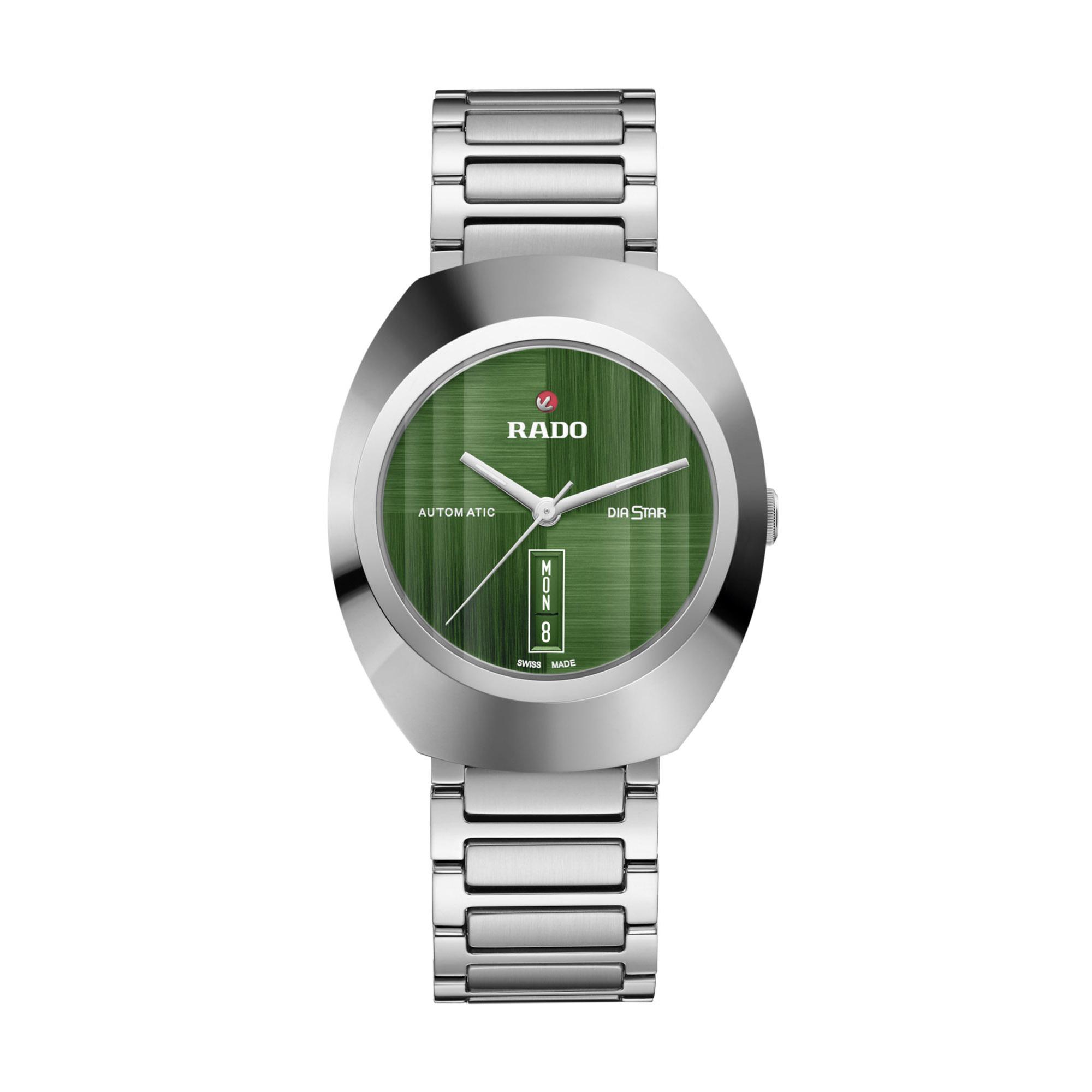 Green rado watch sale