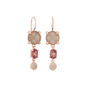 Roségold, Ohrringe, Bron Catch Ohrschmuck 8OR4891MGBSPCBR