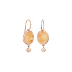 Roségold, Ohrringe, Bron Sushi Ohrschmuck 8OR4862CICBR