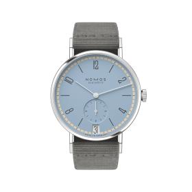 Unisex, NOMOS Glashütte Tangente 38 Datum Frostblau  179.S23