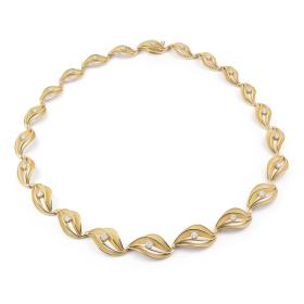 Gelbgold, Halsschmuck, Annamaria Cammilli Collier Velaa Star Halskette GCO3504U