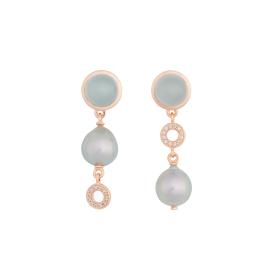 Roségold, Ohrringe, Bron Sushi Ohrschmuck 8OR4898AQCAKB9BR