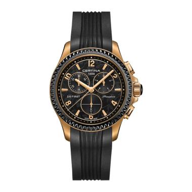 Damenuhr, Quarzwerk, Certina Certina DS FIRST Lady Ceramic Chrono