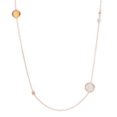 Halsschmuck, Roségold, Bron Mira Mira Collier