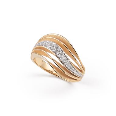 Ringe, Rotgold, Annamaria Cammilli Velaa Pavé Ring